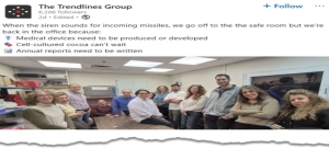 Persistence of Progress: TRENDLINES' Start-Ups Innovate While War Sirens Sound